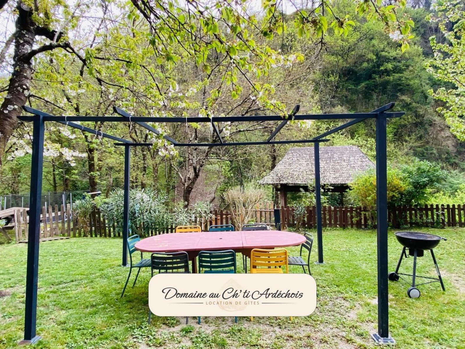 Gite De Groupe - Domaine Au Ch'Ti Ardechois Rochessauve ภายนอก รูปภาพ