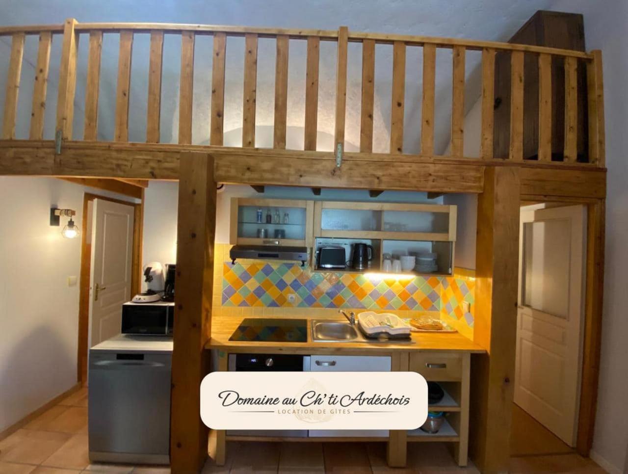 Gite De Groupe - Domaine Au Ch'Ti Ardechois Rochessauve ภายนอก รูปภาพ