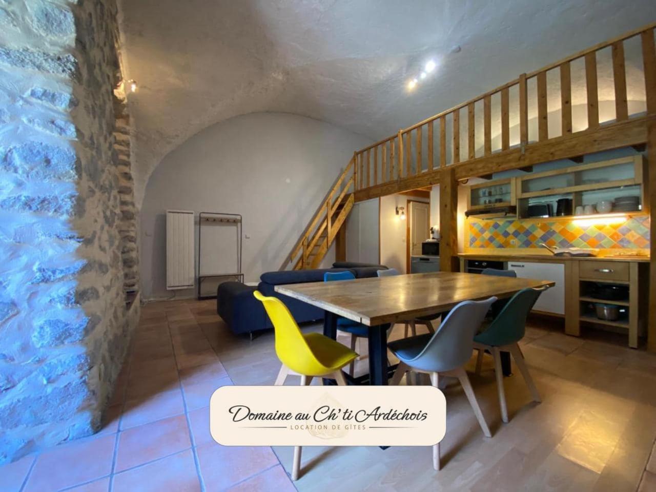 Gite De Groupe - Domaine Au Ch'Ti Ardechois Rochessauve ภายนอก รูปภาพ
