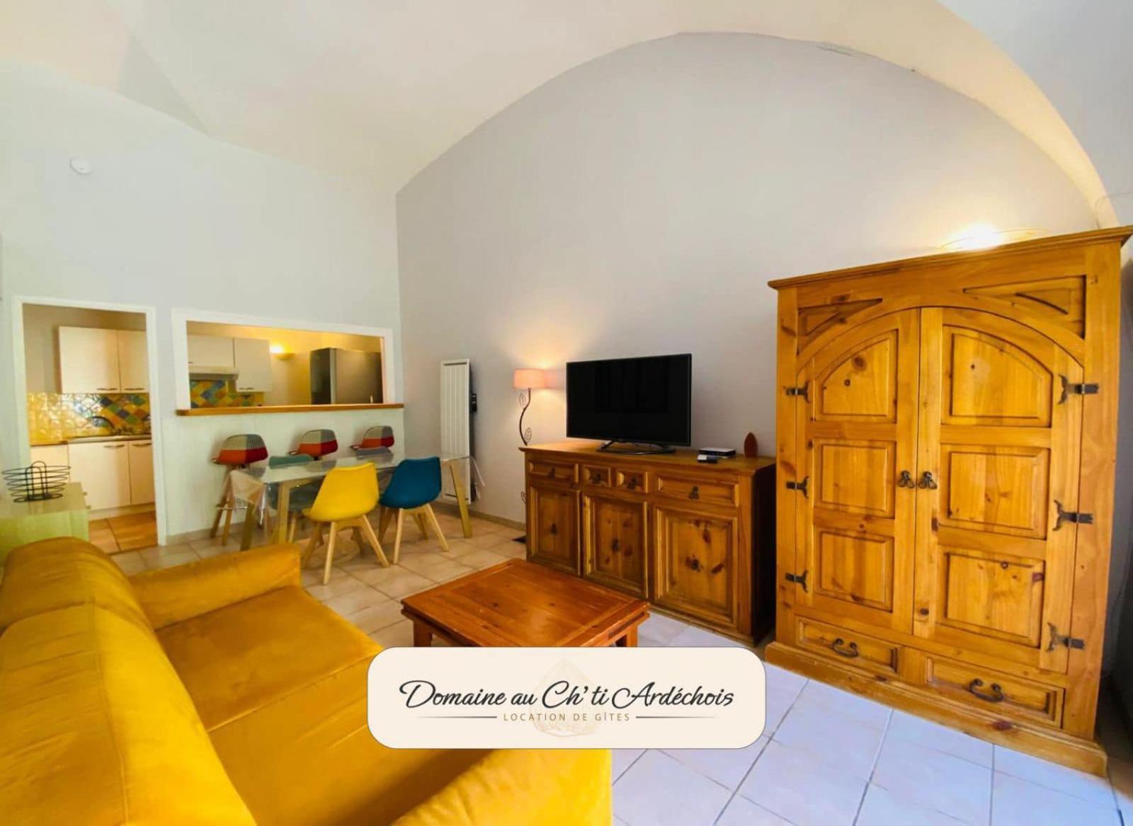 Gite De Groupe - Domaine Au Ch'Ti Ardechois Rochessauve ภายนอก รูปภาพ