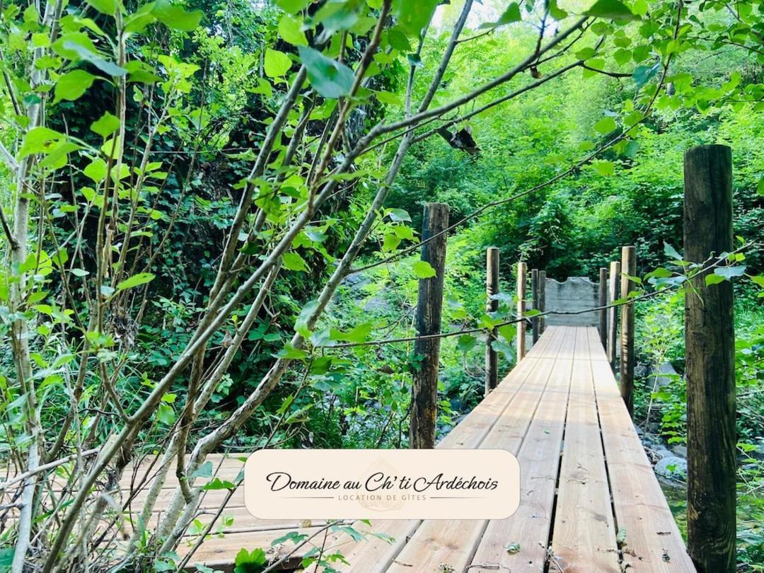 Gite De Groupe - Domaine Au Ch'Ti Ardechois Rochessauve ภายนอก รูปภาพ