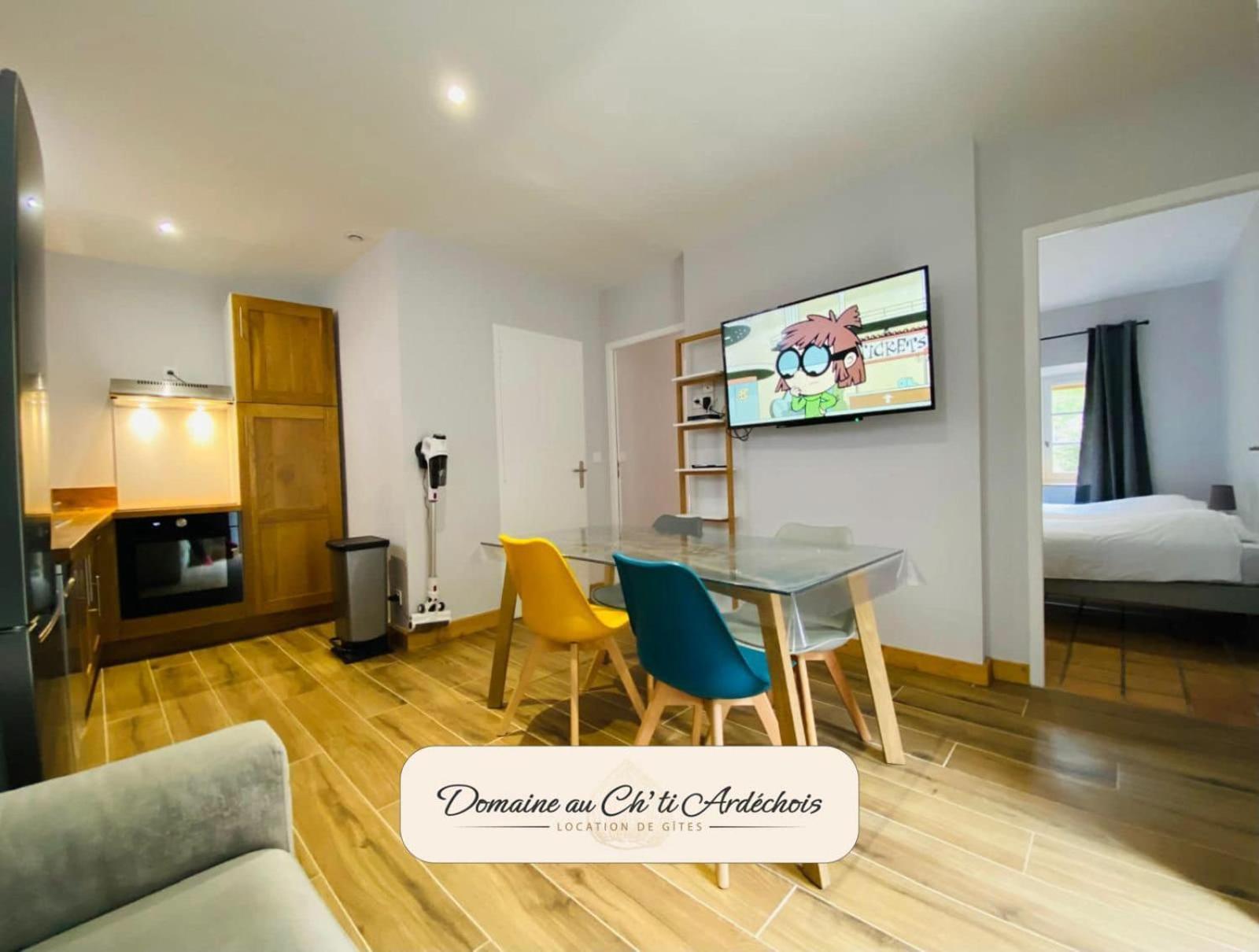 Gite De Groupe - Domaine Au Ch'Ti Ardechois Rochessauve ภายนอก รูปภาพ