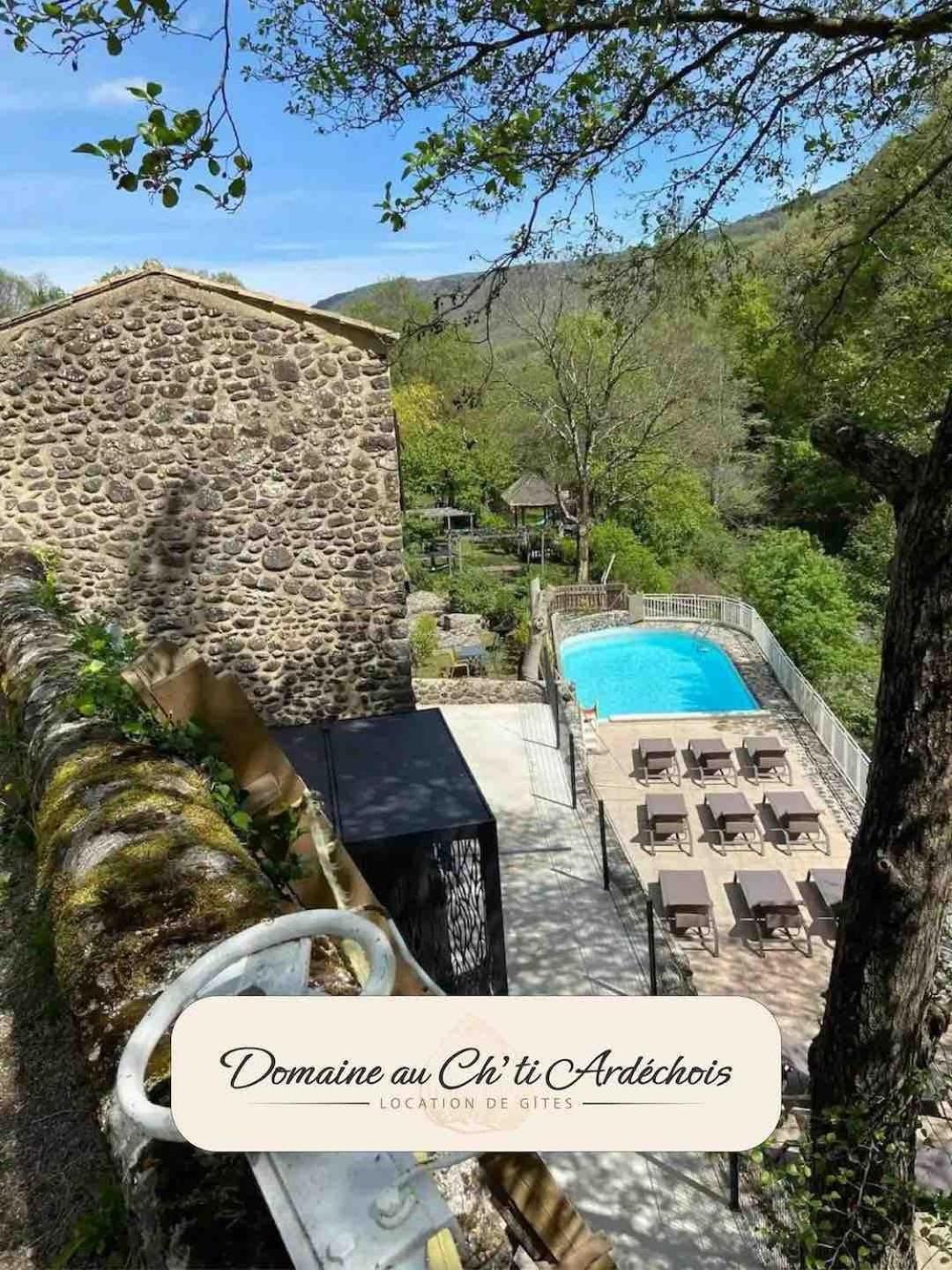 Gite De Groupe - Domaine Au Ch'Ti Ardechois Rochessauve ภายนอก รูปภาพ