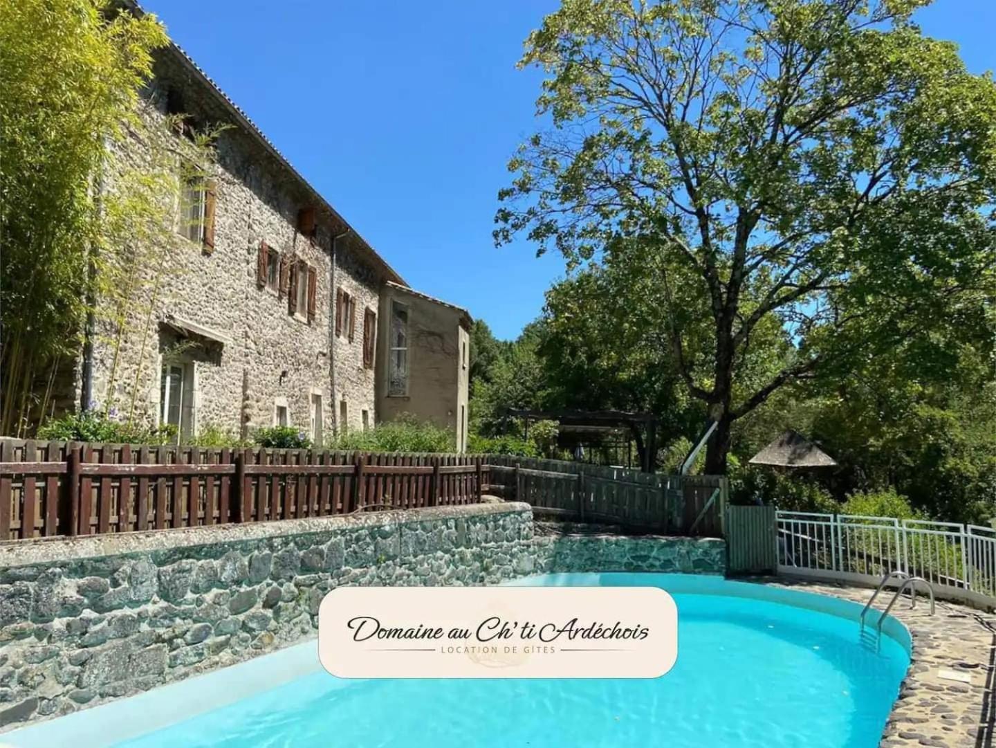 Gite De Groupe - Domaine Au Ch'Ti Ardechois Rochessauve ภายนอก รูปภาพ